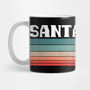 Santa Cruz California Vintage Retro Design Mug